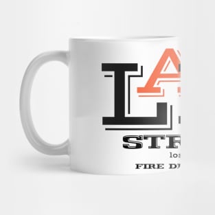 LAFD Strong Los Angeles Fire Department, LAFD Strong, LAFD, Lafd Strong Design Art Mug